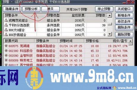大智慧预警股票快速批量加入到自定义板块的方法